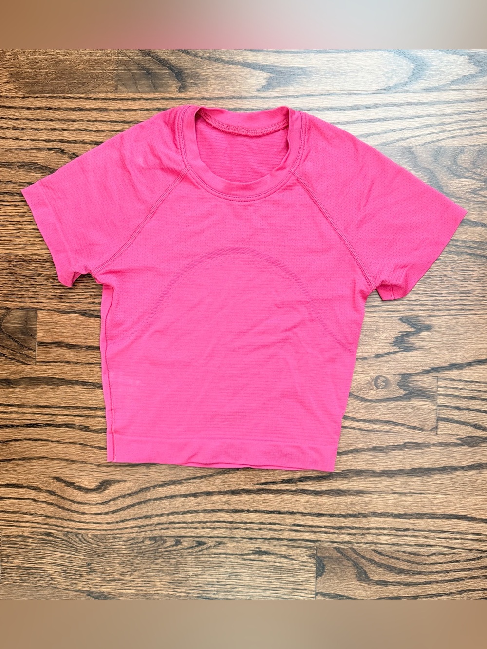 lululemon athletica Swiftly Tech Cropped Short-Sleeve Shirt - Magenta Pink